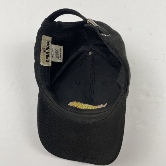 Hot Wheels Hat Cap Men’s Strap Back  Black Embroidered Baseball by Open Road - Picture 7 of 8